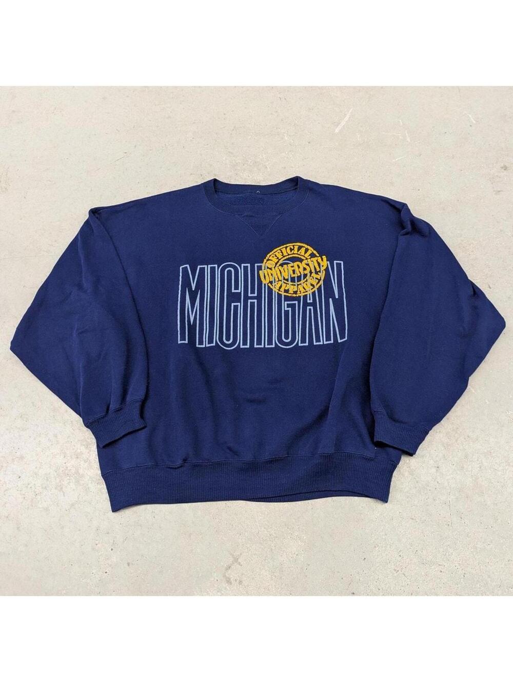 Vintage University of Michigan Official Apparel sweater